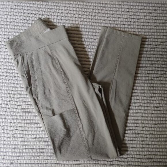 ATHLETA Wander Stash Skinny Pant Abalone Beige Size 4 - Picture 4 of 12
